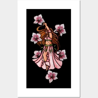 Belly Dancer Orchid Posters and Art